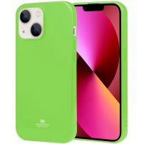 Goospery lesklý kryt z měkkého plastu pro iPhone 14 Plus - zelený