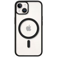 Ochranný transparentní kryt s MagSafe pro iPhone 14 Plus - černý
