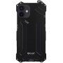 R-Just super odolný kovový "Armor" kryt pro iPhone 12 / 12 Pro - černý 