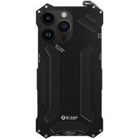 R-Just Super odolný kovový "Armor" kryt pro iPhone 13 Pro - černý