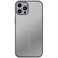 R-Just hliníkový kryt s ochranou čoček fotoaparátu pro iPhone 11 Pro - stříbrný