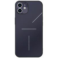 R-Just hliníkový kryt s ochranou čoček fotoaparátu pro iPhone 12 - modrý