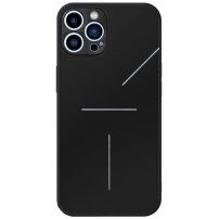 R-Just hliníkový kryt s ochranou čoček fotoaparátu pro iPhone 12 Pro - černý