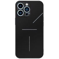 R-Just hliníkový ochranný kryt s ochranou čoček fotoaparátu pro iPhone 13 Pro - černý