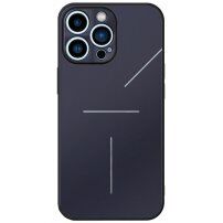 R-Just hliníkový kryt s ochranou čoček fotoaparátu pro iPhone 14 Pro - modrý