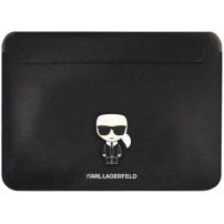 Karl Lagerfeld Saffiano Ikonik obálka pro iPad Pro 12,9" / MacBook do 14" - černá