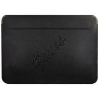 Guess Saffiano obálka pro iPad Pro 12,9" / MacBook do 14" - černá