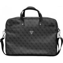 Guess 4G Triangle Logo brašna pro MacBook do 16" - šedá