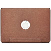 Kožený kryt pro MacBook Pro 16" (A2485) - hnědý