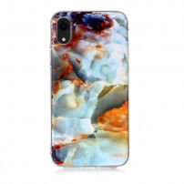 Kryt pro iPhone XR - tyrkysový mramor