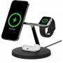 BELKIN BOOST CHARGE PRO 3v1 nabíjecí stanice 15W s MagSafe - černá