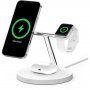 BELKIN BOOST CHARGE PRO 3v1 nabíjecí stanice 15W s MagSafe - bílá