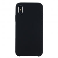 Liquid silikonový kryt pro iPhone XR - černá