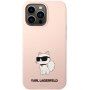 Karl Lagerfeld Choupette NFT silikonový kryt pro iPhone 13 Pro Max - růžový