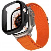 PanzerGlass™ Full Protection pouzdro s tvrzeným sklem pro Apple Watch Ultra 49mm - černé