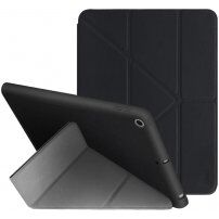 UNIQ Transforma Rigor pouzdro s origami stojánkem a prostorem na Apple Pencil pro iPad 10,2" (2019-2021) - černé
