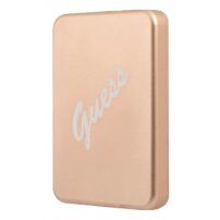 Guess Vintage MagSafe bezdrátová powerbanka s portem USB-C - 3 000 mAh - zlatá