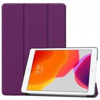 Pouzdro z PU kůže s funkcí uspání pro iPad 10,2" (2019-2021) - fialové