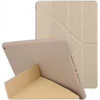 Pouzdro s origami stojánkem pro iPad 10,2" (2019-2021) - zlaté
