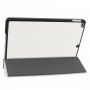 Pouzdro z PU kůže s funkcí uspání pro iPad 10,2" (2019-2021) - bílé