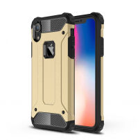Super odolný "Armor" kryt pro iPhone XR - zlatá