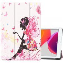 Pouzdro s funkcí uspání pro iPad 10,2" (2019-2021) - motýlí víla