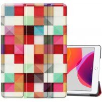 Pouzdro s funkcí uspání pro iPad 10,2" (2019-2021) - barevné čtverce