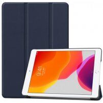 Pouzdro z PU kůže s funkcí uspání pro iPad Air 3 (2019) / Pro 10,5" - tmavě modré
