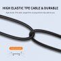 JOYROOM JR-EC03 sluchátka s konektorem USB-C - černá