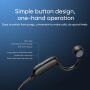 JOYROOM JR-X2 sportovní bezdrátová sluchátka Bone Conduction pro Apple zařízení - černá