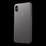 Ultra-tenký plastový kryt pro iPhone XS Max - světle šedá