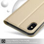 Flipové pouzdro se stojánkem pro iPhone XS Max - zlatá
