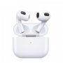 WK TWS A8 bezdrátová sluchátka s bezdrátovým nabíjením pro Apple zařízení - bílá