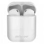 ZEALOT H20 Bluetooth bezdrátová sluchátka s nabíjecím pouzdrem pro Apple zařízení - bílá