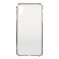 Odolný kryt z měkkého plastu pro iPhone XS Max - šedá