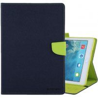 GOOSPERY pouzdro s broušenou texturou pro iPad Air 2 / Pro 9,7" - tmavě modré