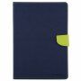 GOOSPERY pouzdro s broušenou texturou pro iPad Air 2 / Pro 9,7" - tmavě modré
