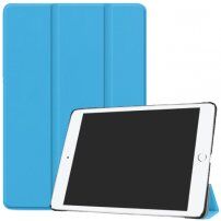Pouzdro z PU kůže s funkcí uspání pro iPad 9,7" (2017/2018) - modré