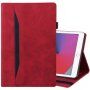 Elegantní pouzdro s prostorem na karty pro iPad 9,7" (2017/2018) / Air 1 / 2 / Pro 9,7" - červené