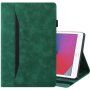 Elegantní pouzdro s prostorem na karty pro iPad 9,7" (2017/2018) / Air 1 / 2 / Pro 9,7" - tmavě zelené