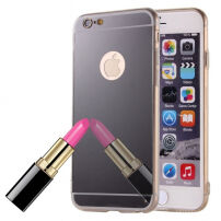 Zrcadlový ochranný kryt pro iPhone 6 / 6S - černý