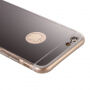 Zrcadlový ochranný kryt pro iPhone 6 / 6S - černý
