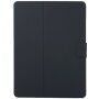 Pouzdro z PU kůže se stojánkem a prostorem na Apple Pencil pro iPad 9,7" (2017/2018) / Air 1 / 2 / Pro 9,7" - tmavě šedé