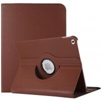 Otočné 360° ochranné pouzdro pro iPad 9,7" (2017/2018) / Air 1 / 2 / Pro 9,7" - hnědé