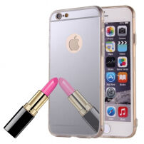 Zrcadlový ochranný kryt pro iPhone 6 / 6S - stříbrný