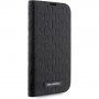 Karl Lagerfeld Saffiano Monogram flipové pouzdro pro iPhone 14 Pro - černé