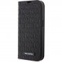 Karl Lagerfeld Saffiano Monogram flipové pouzdro pro iPhone 14 Pro Max - černé