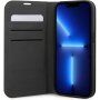 Karl Lagerfeld Saffiano Monogram flipové pouzdro pro iPhone 14 Pro Max - černé