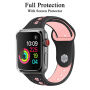 Lesklé pouzdro z měkkého plastu s ochranou displeje pro Apple Watch 40mm - čiré