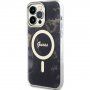 Guess Marble IML kryt s MagSafe pro iPhone 13 Pro Max - černý